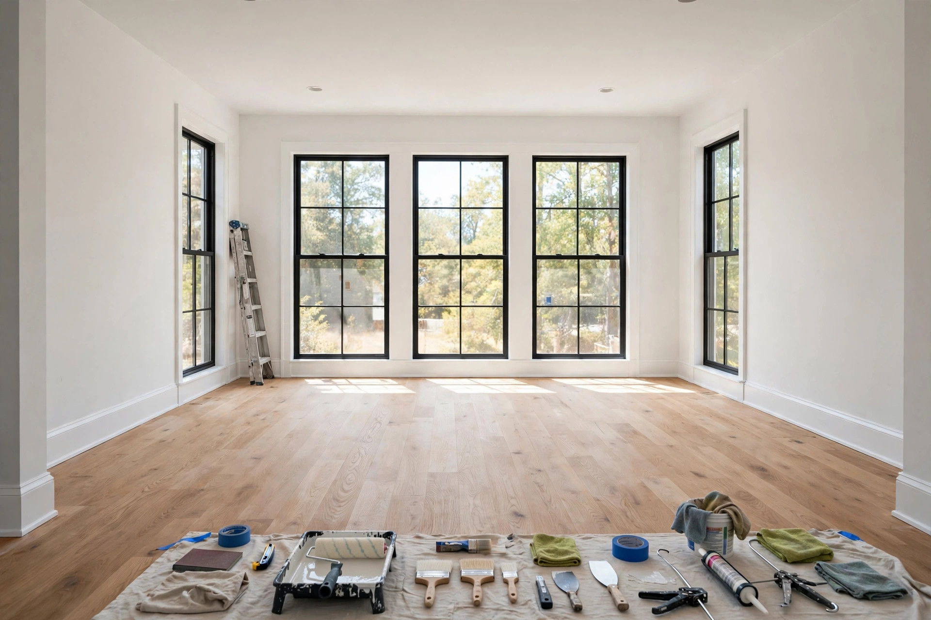 Interior improvement work by Farhad Contracting